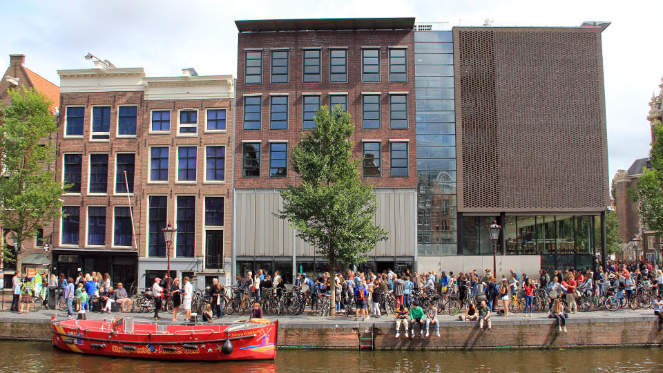 Das AnneFrankHaus in Amsterdam